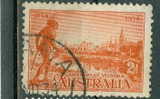 1934 Australia  2p Yarra Yarra Tribesman #142 - Used Stamps