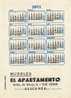 Muebles  -  EL  APARTAMENTO  -  ALICANTE  -  Calendrier 1971 - Tamaño Pequeño : ...-1900