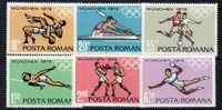 ROMANIA 1972 MICHEL NO 3012-17  MNH - Nuevos