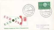 FRANCE  1960 EUROPA   POSTMARK - 1960