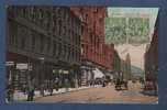 SCOTLAND - CP QUEEN STREET GLASGOW - ANIMATION - SHOPS - VALENTINE'S SERIES - 1913 - Lanarkshire / Glasgow