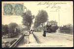 CPA  ANCIENNE- FRANCE- IVRY (94)- LE PONT ET LE BD. SADI CARNOT- TRES BELLE ANIMATION- TRAMWAY- ATTELAGES- - Ivry Sur Seine