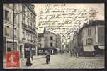 CPA  ANCIENNE- FRANCE- IVRY (94)- PLACE DE LA REPUBLIQUE ET RUE DE LA MAIRIE- BELLE ANIMATION- COMMERCES- TACOTS- - Ivry Sur Seine