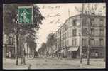 CPA  ANCIENNE- FRANCE- IVRY (94)- LA RUE DE LA SEINE AVEC TRES BELLE ANIMATION- ATTELAGE- LIVREUR- COMMERCES- VITRINES - Ivry Sur Seine