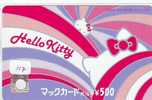 CARTE McDonald's  JAPON (117) MacDonald's *  McDonald´s  JAPAN *  U CARD * HELLO KITTY - Alimentación