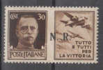 Italia   -   1943-44.  Propaganda Di Guerra  " G.N.R."  III Tipo.  Integro, Ottima  Centratura - Propaganda Di Guerra