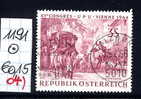 15.6.1964  -  SM A. Satz  "XV. Weltpostkongreß (UPU) Wien 1964"  -  O  Gestempelt  -  Siehe Scan (1191o 04) - Gebruikt