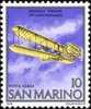 SAN MARINO 1978 POSTA AEREA AIR MAIL FRATELLI WRIGHT BROTHERS SERIE COMPLETA COMPLETE SET  MNH - Luchtpost