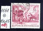 15.6.1964 - SM A. Satz "XV. Weltpostkongreß (UPU) Wien 1964"  -  O  Gestempelt  -  Siehe Scan (1191o 09) - Used Stamps