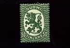 FINLAND - 1921  LION (HELSINKI)  50 P.  GREEN   MINT NH - Nuovi