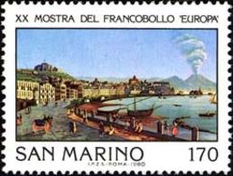 SAN MARINO 1980 MOSTRA EUROPA LIRE 170 MNH - Neufs