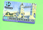 UK - Mercurycard Tower Bridge £2.00 - Mercury Communications & Paytelco