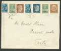 ESTONIA 1942 COVER MIXED STAMPS USSR , DEUTSCHES REICH, OSTLAND , KOLGA-JAANI 16 IV 1942 - Covers & Documents