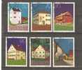 LIECHTENSTEIN 1978 - BUILDINGS - CPL. SET - USED OBLITERE GESTEMPELT - Usati