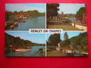 CPSM OU CPM -ANGLETERRE-HENLEY ON THAMES -MULTI-VUES - PHOTO RECTO /VERSO- CARTE EN BON ETAT . - Autres & Non Classés