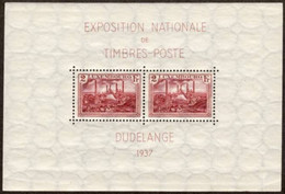 LUXEMBOURG..1937..Michel # Block 2 (302)...MNH...MiCV - 15 Euro. - Blokken & Velletjes