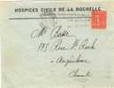 Lettre De La Rochelle Pour Angouleme 1930 - Cartas & Documentos