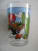 VERRE A  MOUTARDE  PUBLICITAIRE DECORE BD  TV   DAFFY ET SPEEDY GONZALES - Verres