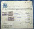 ITALY 1946 SPLENDID BLOCK IMPOSTA SULL'ENTRATA USED ON DOCUMENT - Fiscali