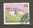 LIECHTENSTEIN 1989 - MOUNTAINS - 50 R - USED OBLITERE GESTEMPELT USADO - Gebraucht