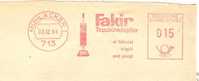Tapis, Brosse, Nettoyage, "Fakir" - EMA Francotyp - Devant D'enveloppe    (F581) - Textil