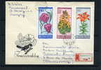 Lettre Recommandée De Budapest (Hongrie) Pour Saint-Louis (Haut-Rhin/France) Du 05.01.1966 - Poststempel (Marcophilie)