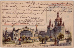 HONGRIE - ENTIER POSTAL ILLUSTRE "EXPOSITION MILLENAIRE" De BUDAPEST Pour FLENSBURG (ALLEMAGNE) - 1898 - Enteros Postales