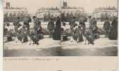 SCENES ANIMEES LE MARCHE AUX FLEURS LL - Stereoscope Cards