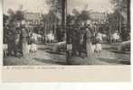 SCENES ANIMEES UN MARCHE GRETON LL - Stereoscope Cards