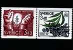 SWEDEN/SVERIGE - 1986  INTERNATIONAL YEAR OF PEACE PAIR  MINT NH - Ungebraucht