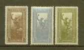 GRECE N° 157 à 159 * - Unused Stamps