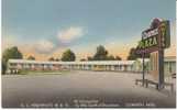 Corinth MS Mississippi, Corna Plaza Motel On C1940s/50s Vintage Linen Postcard - Other & Unclassified