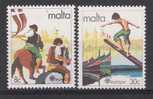 Malta Y/T 616 / 617 (**) - 1981