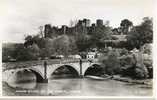 SHROPS - LUDLOW - DINHAM BRIDGE AND THE CASTLE RP  Sh135 - Shropshire