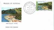 WALLIS ET FUTUNA -1er JOUR MATA-UTU 1-12-1975 - ANSE DE SIGAVE - Other & Unclassified