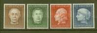 ALLEMAGNE FEDERALE N° 76 à 79 ** - Unused Stamps