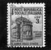 LIRE 3, Verde. 24.2.1945 S.Maria Delle Grazie. USATO. - Used