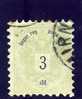 3 SOLDI. Verde Chiaro. Anno 1883. USATO - Eastern Austria