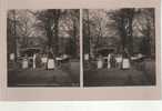 PARIS   NOURICES AUX CHAMPS ELYSEES - Stereoscope Cards