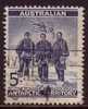 1959 - Australian Antarctic Territory Definitives 5d BLUE EXPLORERS Stamp FU - Gebraucht