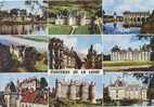 Cp , REGIONS , Pays De La Loire , Châteaux De La Loire , Multi-vues - Pays De La Loire