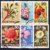 +Australia 1968. Flowers. Michel 398-403. Used(o) - Nuevos