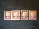 Cyprus 1880 Q.Victoria 1d  4 Plates 201, 205, 215, 218 MH - Cyprus (...-1960)