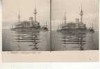 7 TOULON  UN CUIRASSIER EN RADE Ll - Stereoscope Cards