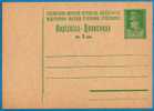 U-124  JUGOSLAVIA  CROAZIA  TITO   POSTAL CARD - Postal Stationery