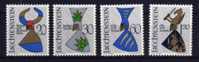 Liechtenstein - 1966 - Arms Of Triesen Families - MNH - Unused Stamps