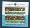 SAN MARINO 1990 -- ITALIA 90 -- MINISHEET / FOGLIETTO N° 33 ** MNH - Blocs-feuillets