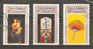 NEW ZEALAND 1972 - CHRISTMAS - CPL. SET - USED OBLITERE GESTEMPELT USADO - Usati