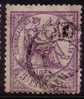 Edifil 144 Alegoría 5 Cts Violeta De 1874 En Usado, Catalogo 11 Eur - Usados
