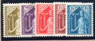 Luxembourg : TP N° 239/243 * - Unused Stamps